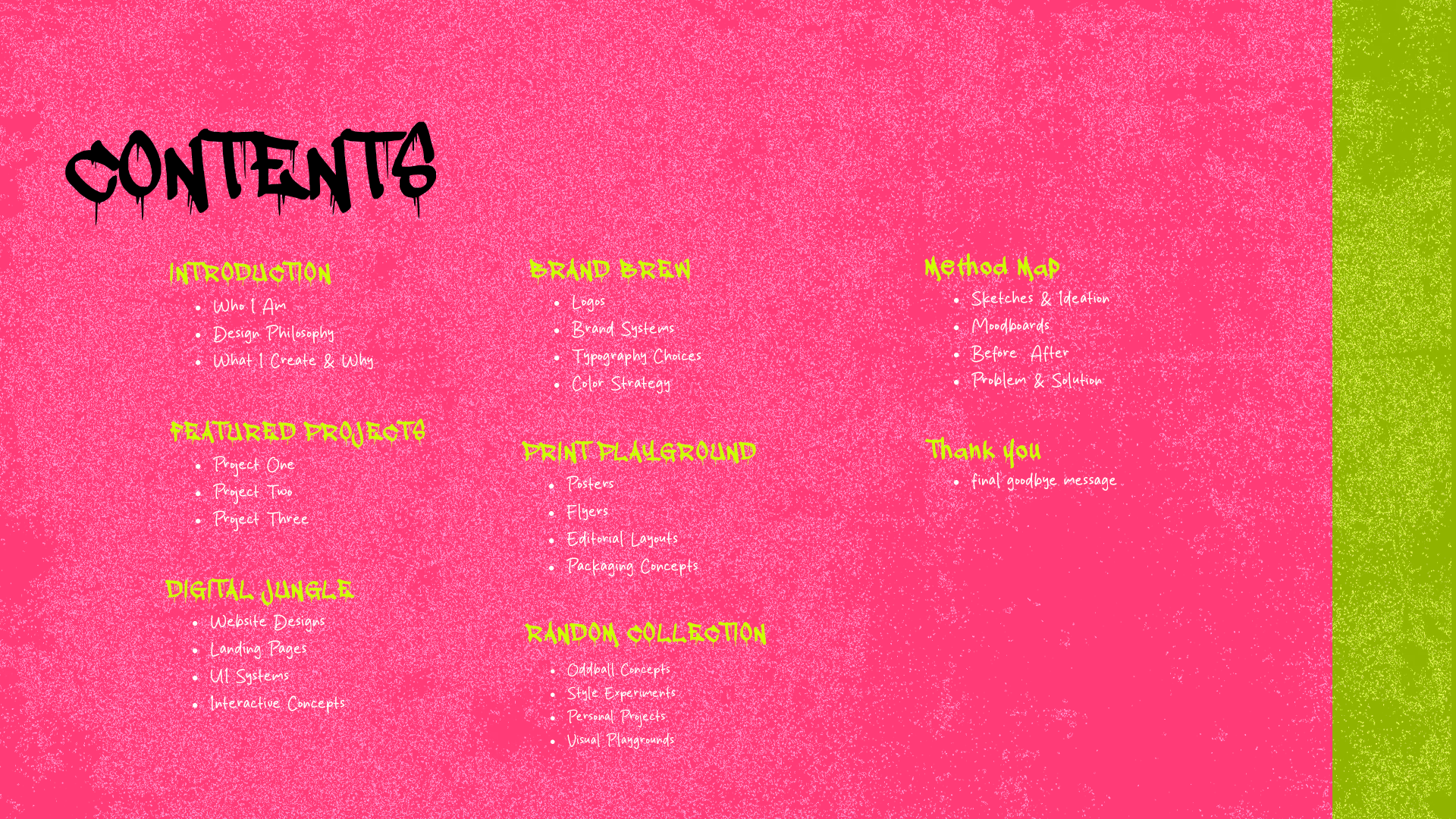 Contents slide